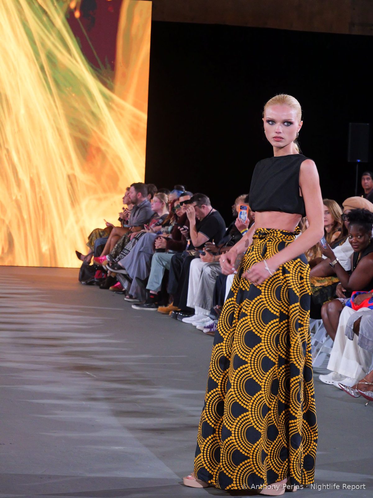 Sewreffic on the runway at The Bureau LA Fashion Week, Oct 2026 (frame P1000711)